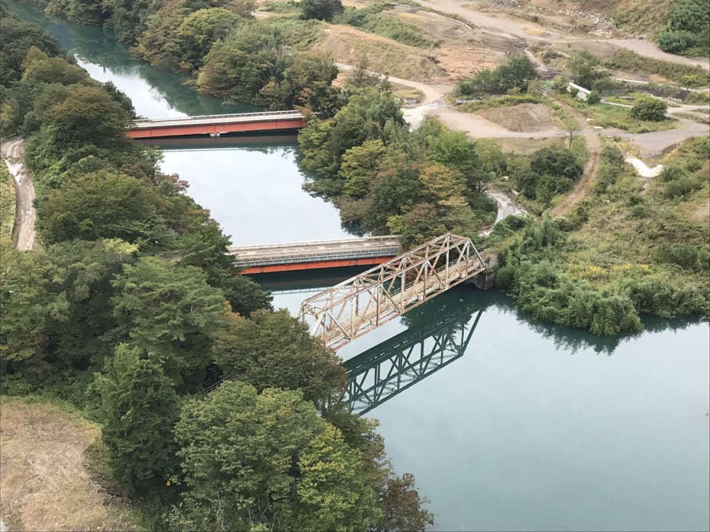 旧吾妻線のトラス橋　